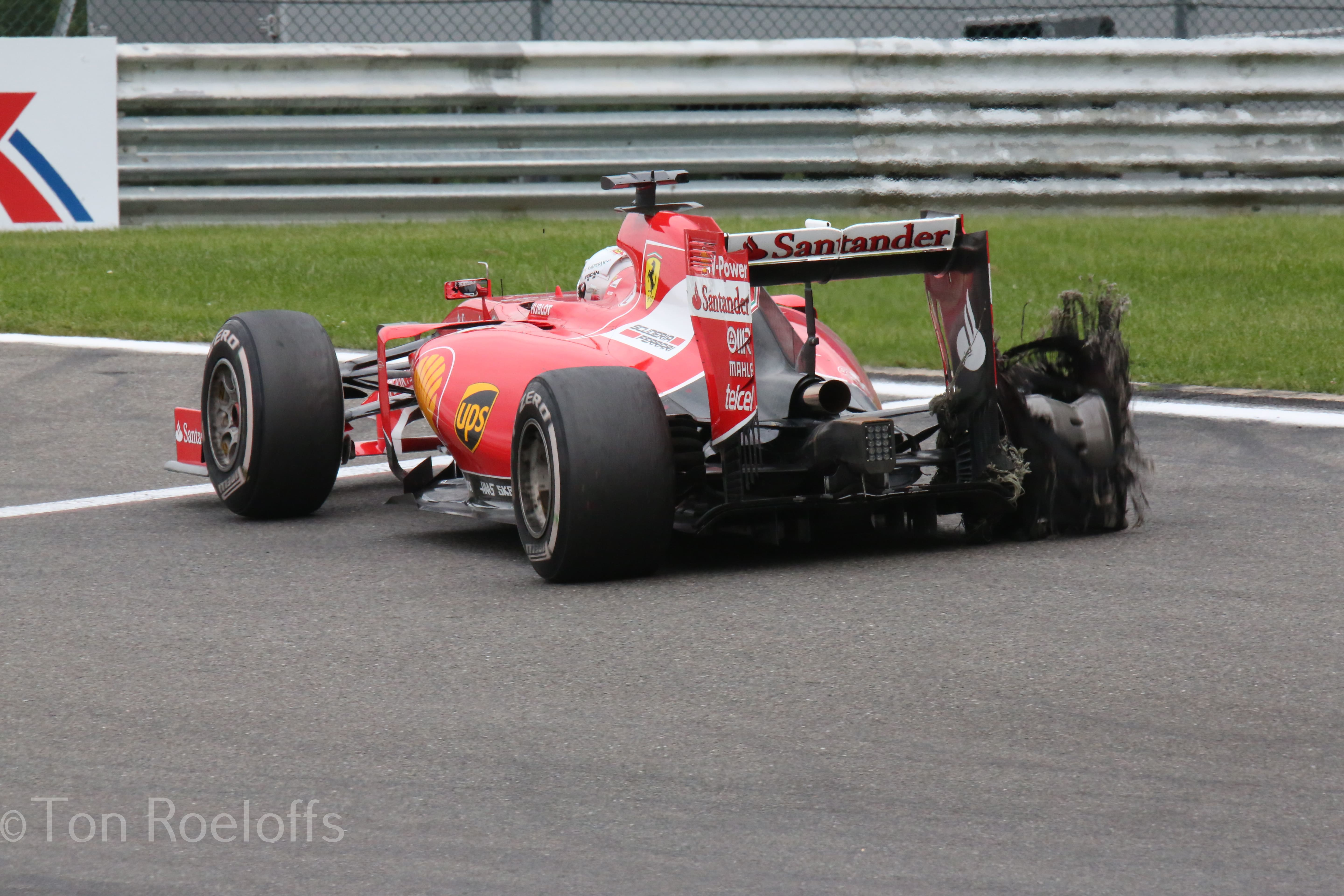 Vettel verremt zich